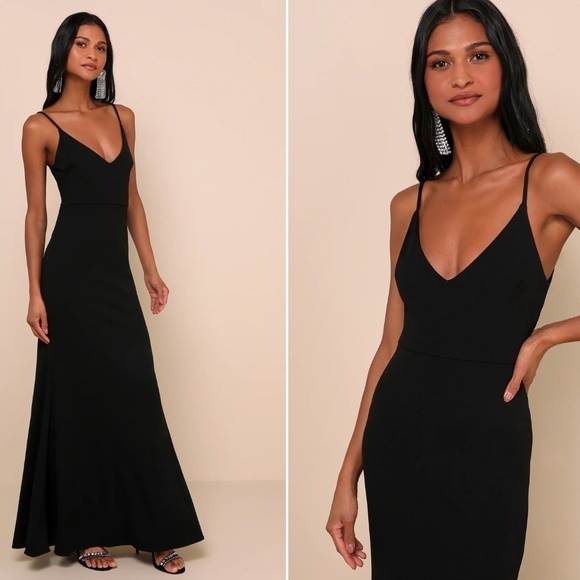 LULU's Prom Wedding Special Modern Chic Sexy Mermaid Maxi Dress - Picture 1 of 3